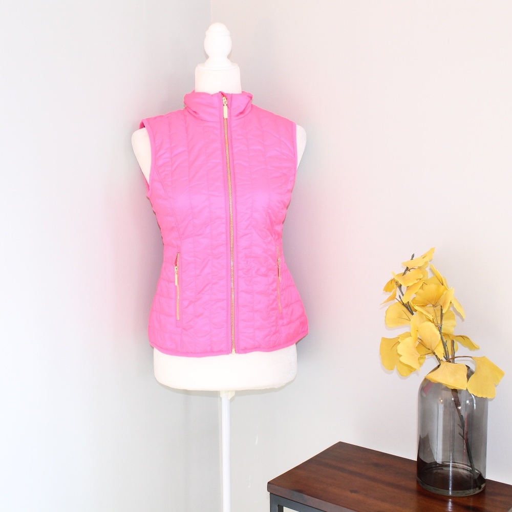 Lilly Pulitzer Skylark Vest Pink XS